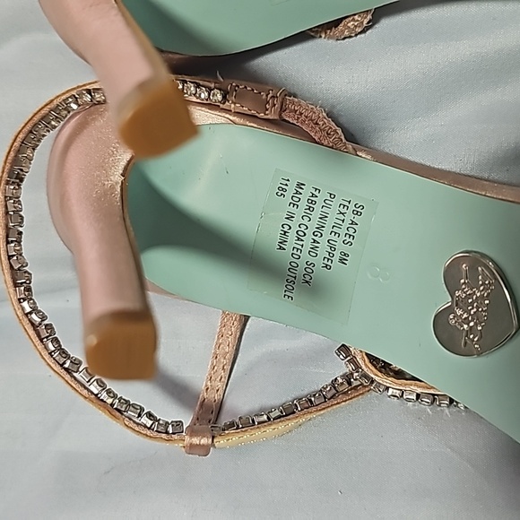 Betsy Johnson Rhinestone Heels  Size 8 - Picture 6 of 9